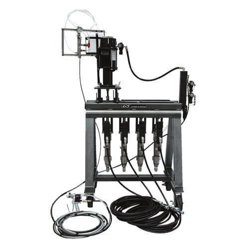 固定型吹付けユニット - LW05  - GS Manufacturing - 多色ゲルコート / ステンレス鋼製 / 外部混合
