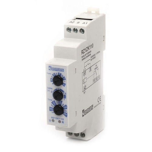 多機能タイマーリレー - RZ1ZK110 - EMAS - 送電レールDIN取り付け用