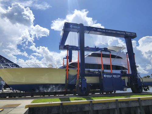 移動式ガントリークレーン - MBH 155 US t - CIMOLAI TECHNOLOGY - 船の積み卸し用