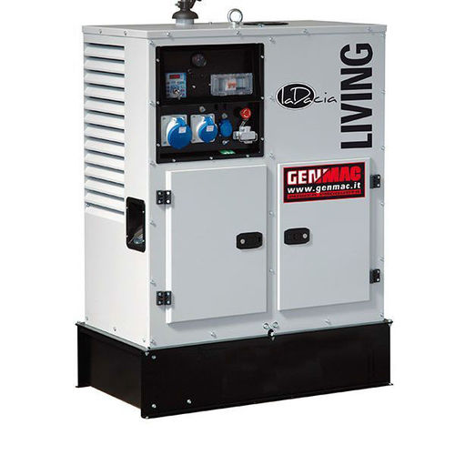 ディーゼル発電設備 - LIVING RGU7KS-EPA - GENMAC SRL - 単相 / 固定式 / 60 Hz