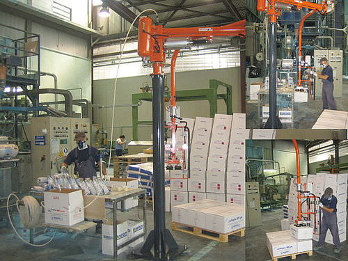 軌道つかみ工具付マニピュレーター - ATISmirus 80 - ATIS s.r.l. - 箱積載用 / 箱管理用