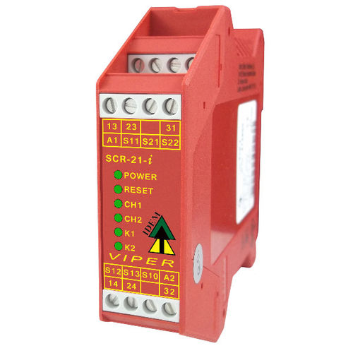 ライトカーテン安全リレー - VIPER SCR series - Idem Safety Switches - 緊急停止用 / 3NO / 1NO
