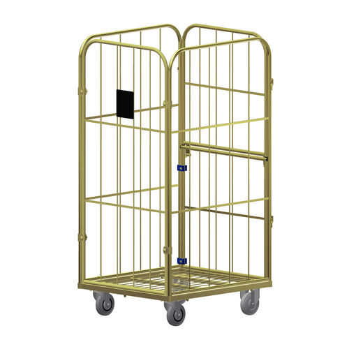 テキスタイル用ロールコンテナー - Classic X - LKE GmbH - Excellence in Material Handling - パネル4枚 / ワイヤーメッシュ