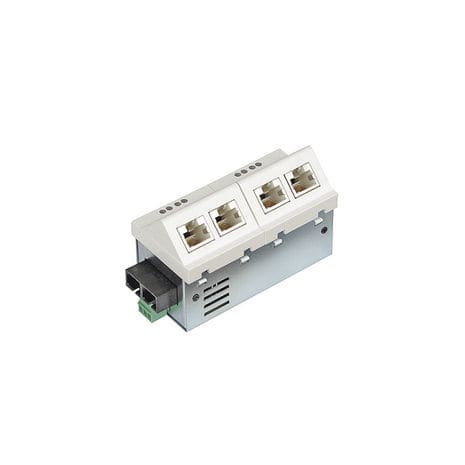 アンマネージドスイッチ - MS4502xx series - MICROSENS GmbH & Co. KG - 5 ポート / 光ファイバー / RJ45