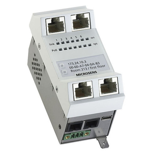マネージドスイッチ - MS440200M-G6	 - MICROSENS GmbH & Co. KG - 6 ポート / ギガビット / 光ファイバー
