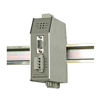 メディア変換器 - MS650142 - MICROSENS GmbH & Co. KG - イーサネット メディア / RS-232 / 光ファイバー