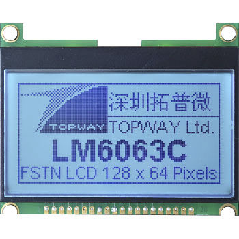 グラフィックディスプレイ モジュール - LM6063CCW - TOPWAY LCD - LCD / モノクロ / 128 x 64