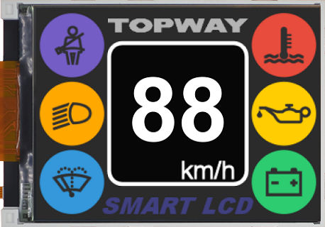 TFT LCDディスプレイ モジュール - LMT028ENHFWA - TOPWAY LCD - 320 x 240 / 産業用 / 広角視界式