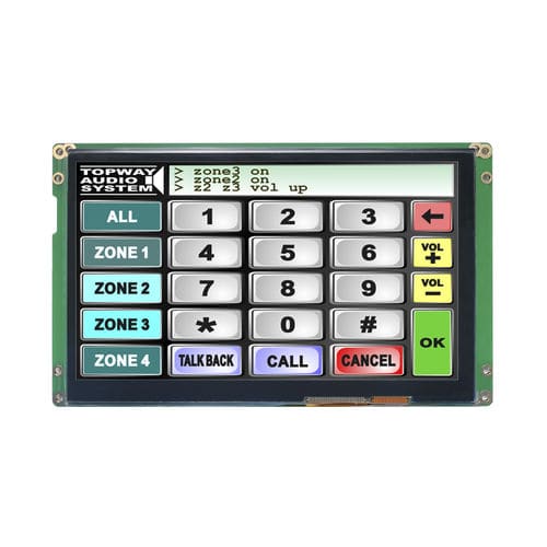 LEDディスプレイ モジュール - LMT070DAMFWA-NTD - TOPWAY LCD - TFT LCD / タッチスクリーン / カラー