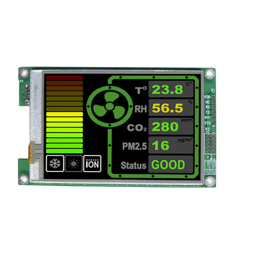 スマ－トディスプレイ モジュール - HMT035CTB-C - TOPWAY LCD - TFT LCD / 抵抗タッチスクリーン / カラー