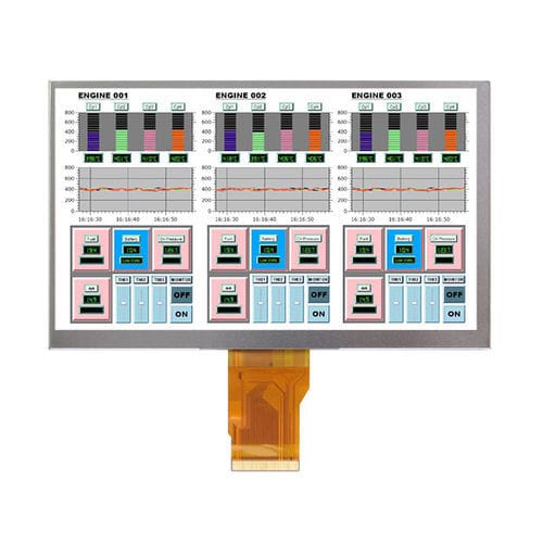 TFT LCDディスプレイ モジュール - LMT070DNCFWD - TOPWAY LCD - カラー / 800 x 480 / 7インチ