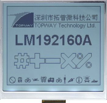 LEDディスプレイ - LM192160ACW - TOPWAY LCD - LCD / グラフィック / モノクロ