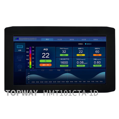 TFT LCDディスプレイ モジュール - HMT101CTA-1D - TOPWAY LCD - 容量方式タッチスクリーン / カラー / 1024 x 600