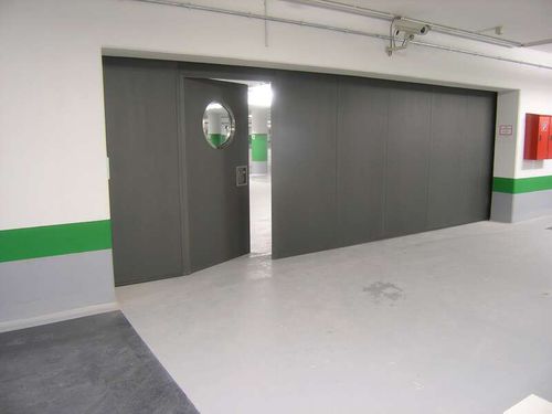 スライド式門扉 - EI2 90 C2 Sa / S200 - Jansen Tore GmbH & Co.KG - 手動式 / 防火 / スチール製