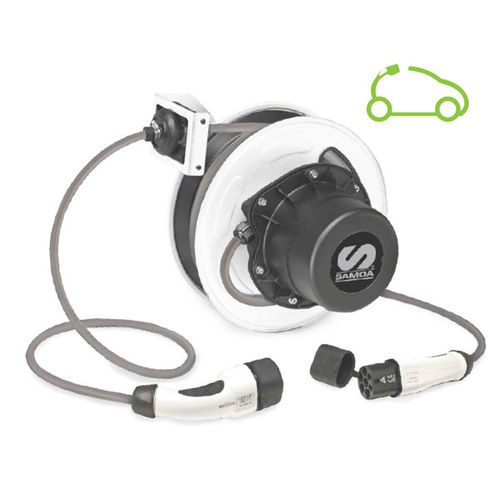 ホース用リール - RM-CHARGE - SAMOA Industrial, S.A. - 自動巻き取り式 / 電気自動車用 / 固定型