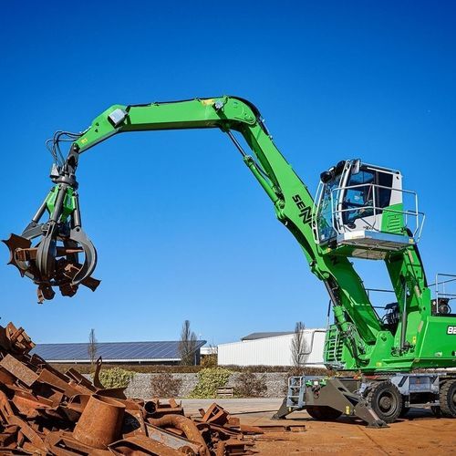 クローラー式資材運搬用ショベル - 822 G - SENNEBOGEN Maschinenfabrik GmbH/ゼンネボーゲン - タイヤ式 / 油圧式 / ディーゼルエンジン式
