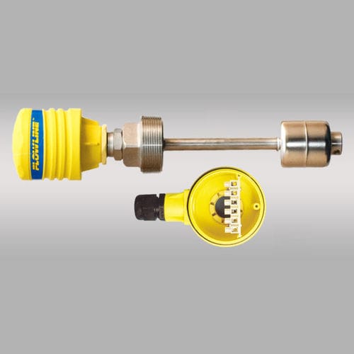 フロート式レベルトランスミッタ - FloaTek™ LV55 series - Flowline - 液体用 / 4-20 mA / 2線式