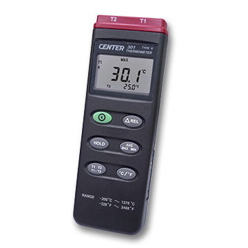 熱電温度計 - 301 - CENTER TECHNOLOGY - デジタル / °C / °F