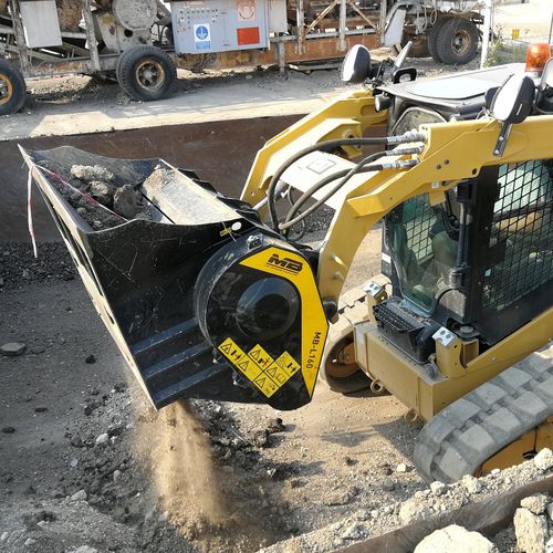 クラッシャーバケット - MB-L160 S2 - MB Crusher - スキッドステアローダー用 / ローダー用 / テレハンドラー用
