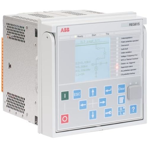 電源保護継電器 - REG615  - ABB Oy Distribution Automation - 発電機用 / パネル取り付け用 / プラグイン