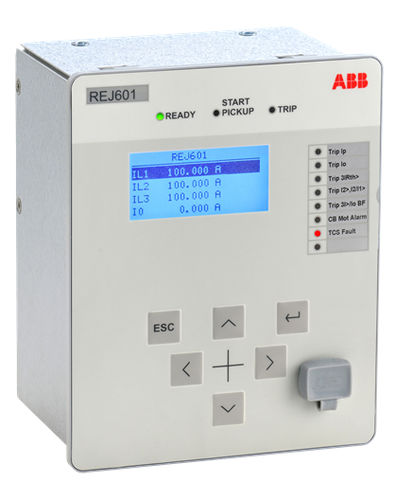 過負荷継電器 - REJ601 - ABB Oy Distribution Automation - 電源 / 位相順序 / AC/DC