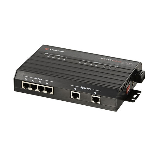 アンマネージドスイッチ - RocketLinx® ES7105 - Comtrol Corporation - 4 ポート / ギガビットイーサネット / 送電レールDIN取り付け用