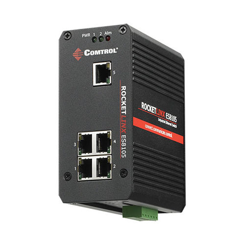 アンマネージドスイッチ - RocketLinx ® ES8105-GigE - Comtrol Corporation - 5 ポート / ギガビットイーサネット / 堅牢