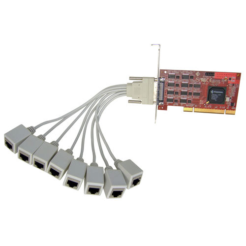 8 ポートマルチポート通信カード - 30002-1 - Comtrol Corporation - RS232 / PCI バス / RJ45