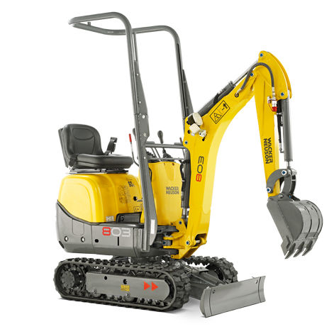 マイクロ油圧ショベル - 803 - Wacker Neuson SE - クローラー式 / ディーゼル / 建設現場用