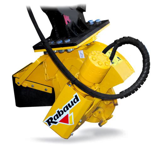 掘削機用切り株堀機 - XYLOCROK PE series - RABAUD