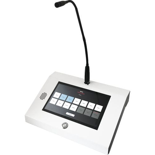 オーディオインターフォン システム - ANNUNCICOM PS TOUCH - Barix - デスクトップ用 / ページ/パーティーライン