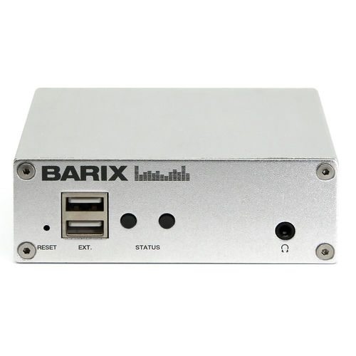 IPデコーダー - EXSTREAMER M400 - Barix - オーディオ