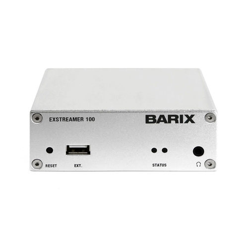 IPデコーダー - EXSTREAMER 100 series - Barix - コーデック / オーディオ