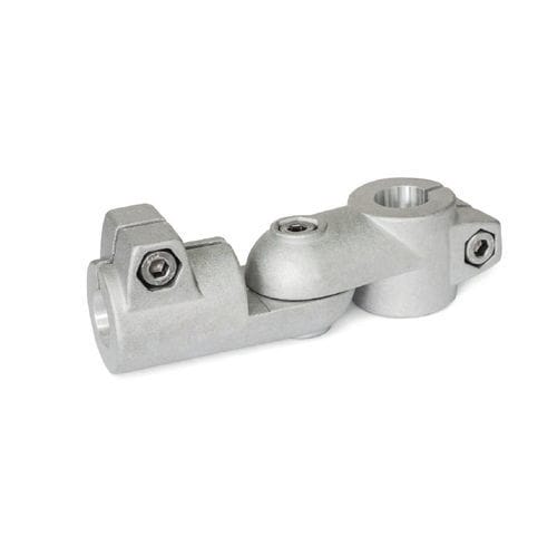 円形管継手 - GSP series - Inocon GmbH - 関節付き / 鋳造アルミニウム製 / 調整可能
