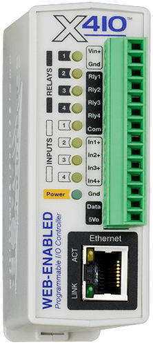 出力4PLC - X-410™ series - Xytronix Research & Design, Inc. - デジタル入力 / リレーアウトプット / イーサーネット経由