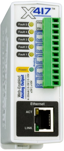 アナログ出力モジュール - X-417™ series - Xytronix Research & Design, Inc. - LAN / ネットワーク / 電圧