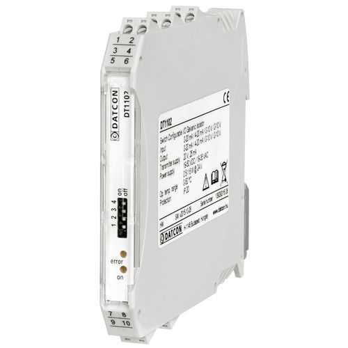 ガルバニックアイソレーター - DT1102 IP - Datcon Industrial Electronics Ltd. - 電子式 / 4-20mA / ポリマー