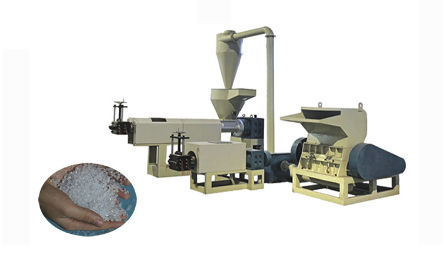 プラスチックリサイクルユニット - Longkou City Hongrun Packing Machinery Co., Ltd. - 粉砕 / プロセスライン上
