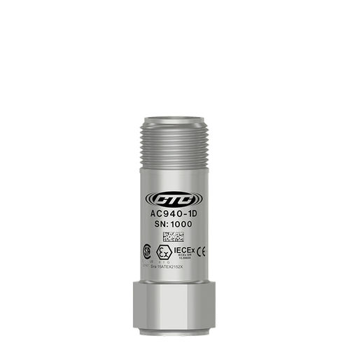 ミニチュア加速度計 - AC940 - CTC - 密封 / ATEX / 産業用