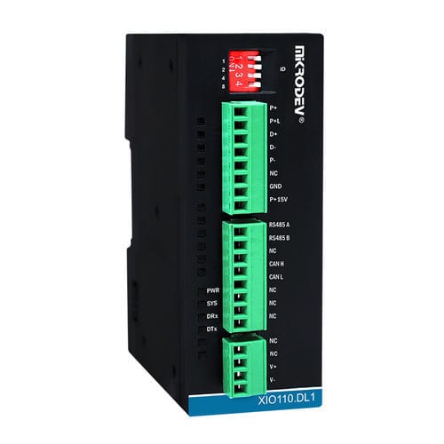 入出用拡張モジュール - XIO110-E0N-GDA-B0000 - Mikrodev - 産業用 / CAN回路 / DINレール