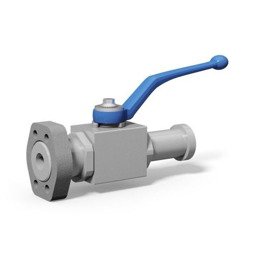 ボールバルブ - BKH series - MHA ZENTGRAF GmbH & Co. KG - レバー / SAEフランジ接続 / ステンレス製
