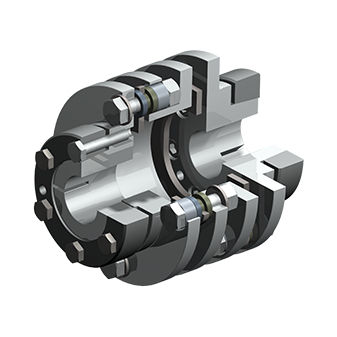 メンブレン軸継手 - 338  - Maschinenfabrik Mönninghoff GmbH & Co. KG - ディスク形 / ダブル / ステンレス製