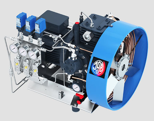 ピストン式コンプレッサー - V 700/350 N4 - J.A. Becker & Söhne GmbH & Co. KG - 窒素 / 電動 / 据え置き型
