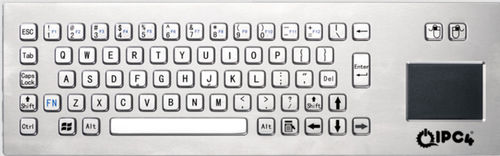 卓上キーボード - IPC4-KBRD-TP-8608-EN - IPC4 - ICC Digital Industrial Technologies Bv - メカニカルキー / 67キー / タッチパッド付き
