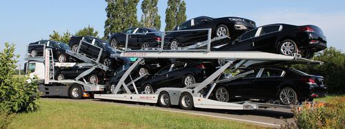 自動車用トレーラー - Eurolohr 200 - Lohr - 2軸 / 牽引式 / 油圧式