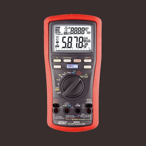 絶縁試験機付きマルチメーター - BM878 - BRYMEN - 6000カウントデジタル / 携帯型 / 1000 V
