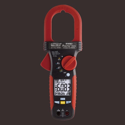 6000カウントデジタルクランプマルチメーター - BM083 - BRYMEN - 携帯型 / 1000 V / 600 V