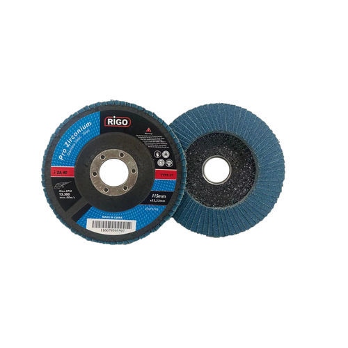 ステンレススチール用フラップディスク - DanYang Rigo Abrasives Co., Ltd. - 仕上げ / 野菜磨き用 / 酸化ジルコニウム