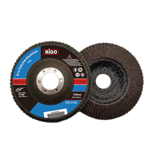 酸化アルミニウムフラップディスク - 10FD series - DanYang Rigo Abrasives Co., Ltd. - ステンレススチール用 / 仕上げ / 野菜磨き用