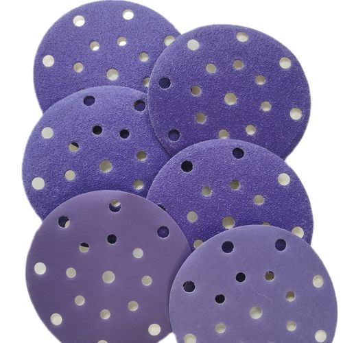 酸化アルミニウム研磨ディスク - DanYang Rigo Abrasives Co., Ltd. - 合成ファイバー製 / セラミック / 車体用